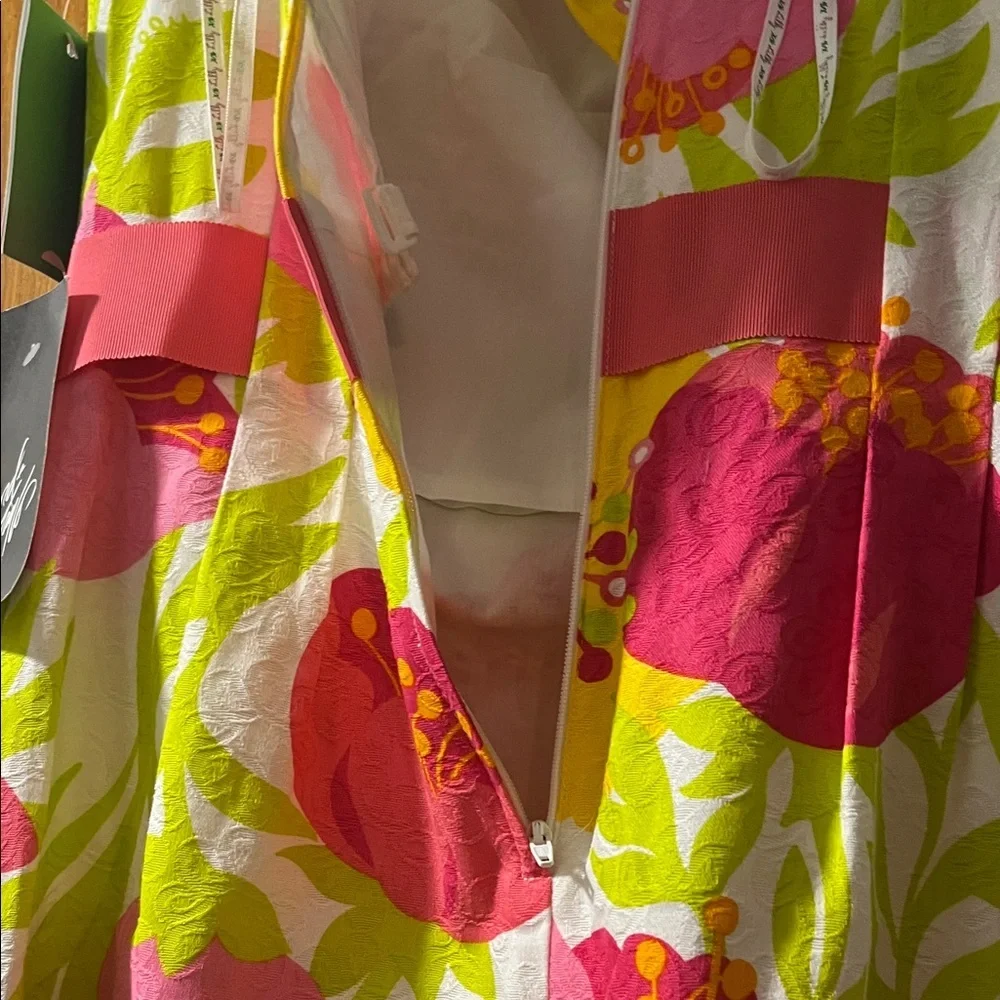 Lilly Pulitzer Flowered Strapless Dress - Picture 4 of 6